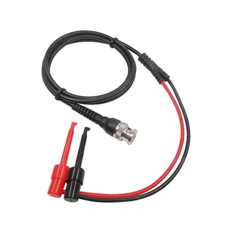 Bluedeer - Hakenclip Sonden Kabel, Test Haken Clip Sonden Kabel bnc Kabel Oszilloskop Test Sonden Kabel Dual Bananen Test Kabel für Koaxial Kabel bnc