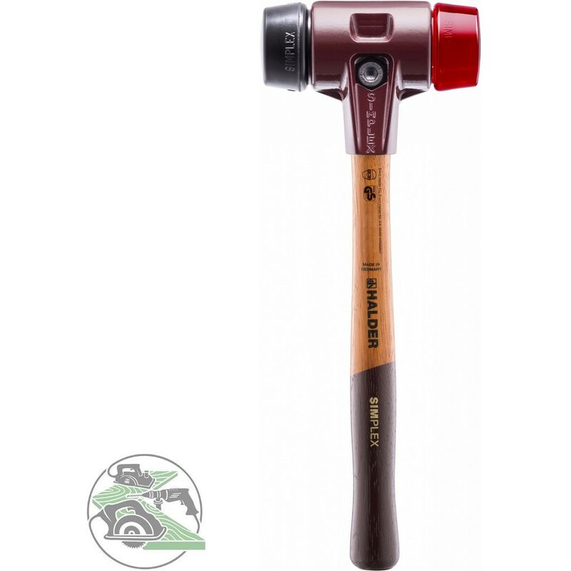 Erwin Halder Kg - Halder simplex 3026.040 Schonhammer ergonomischer Griff, hart, mittelhart 640 g 325 mm 1 St.