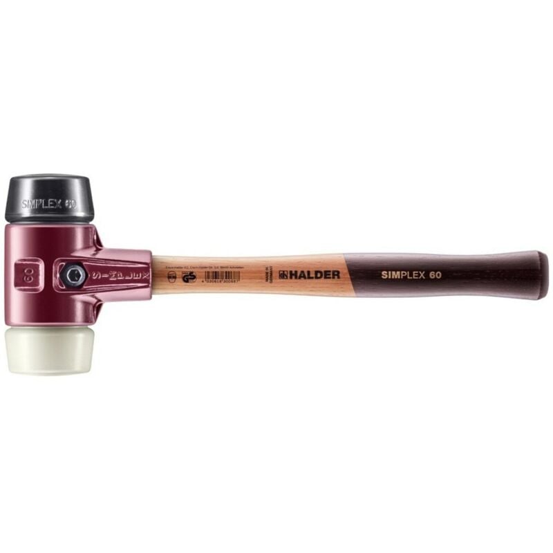 Halder Schonhammer simplex 60mm Gummi/Nylon