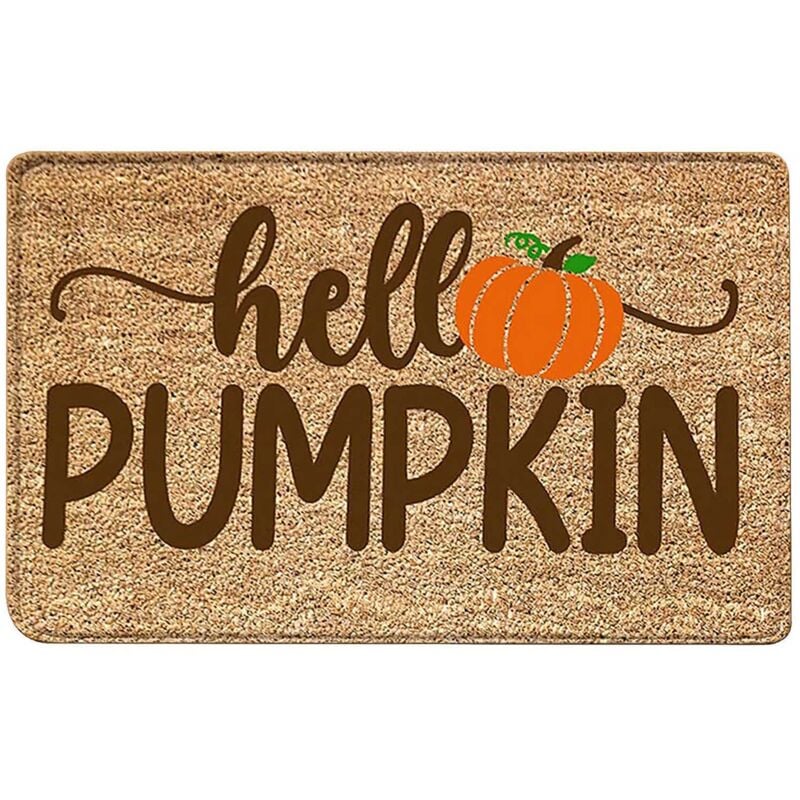 Tlily - Halloween Deko Fußmatte,Willkommen Türmatte,Halloween Kürbis Decke,Halloween Home Decor Teppich,Outdoor/Indoor Teppich
