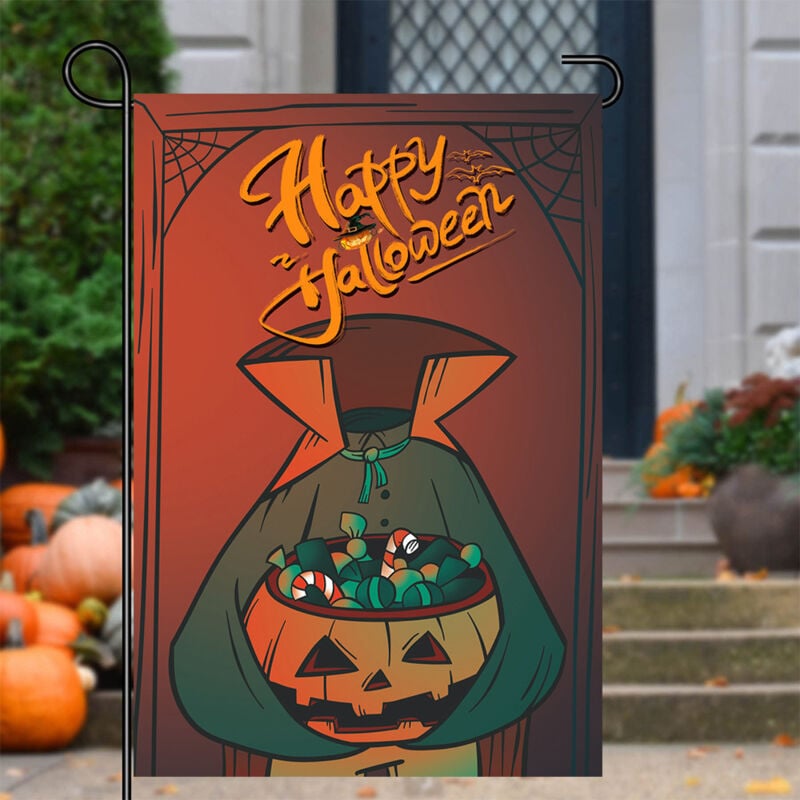 Halloween-Flagge, Halloween-Flagge, kreative Halloween-Kürbiskopf-Dekorationsflagge