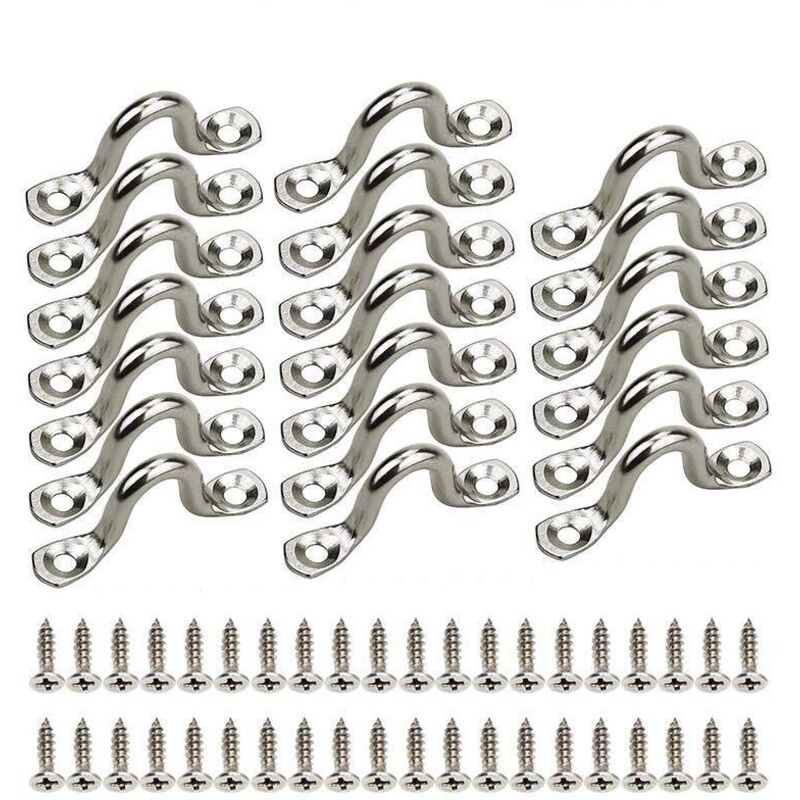 Haltegriff für Boote, 20 Stück 56 mm Haltegriff aus Edelstahl 316 für Yachtboote Wohnmobile