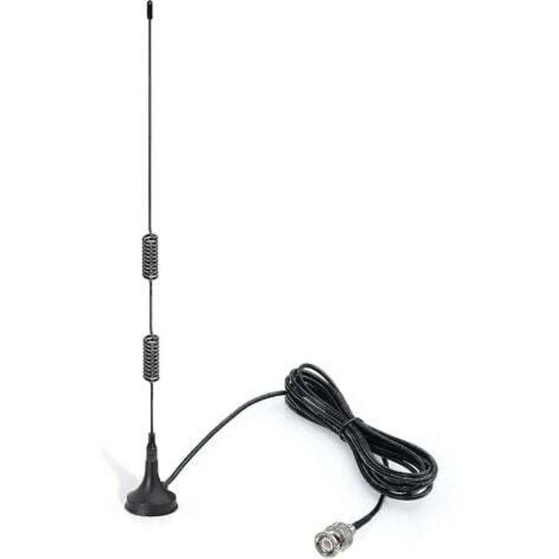 SNQ - Ham Radio Polizei Scanner Antenne Amateur Radio Mobile Radio Scanner Antenne Magnetische Basis bnc Männlichen Antenne Kompatibel