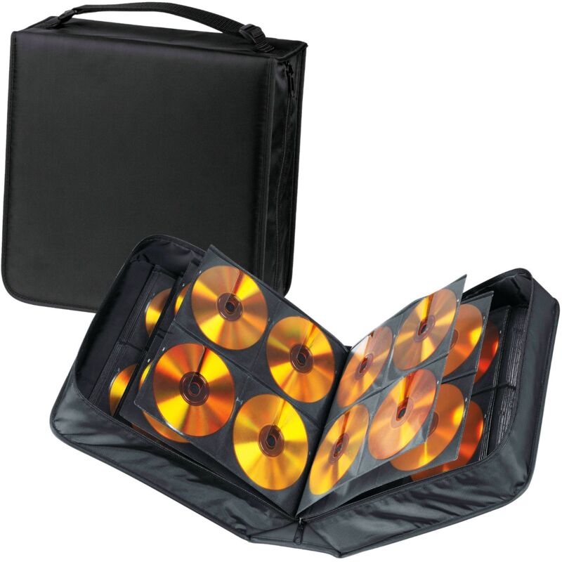 CD-/DVD-/Blu-Ray Wallet Tasche 304 Schwarz