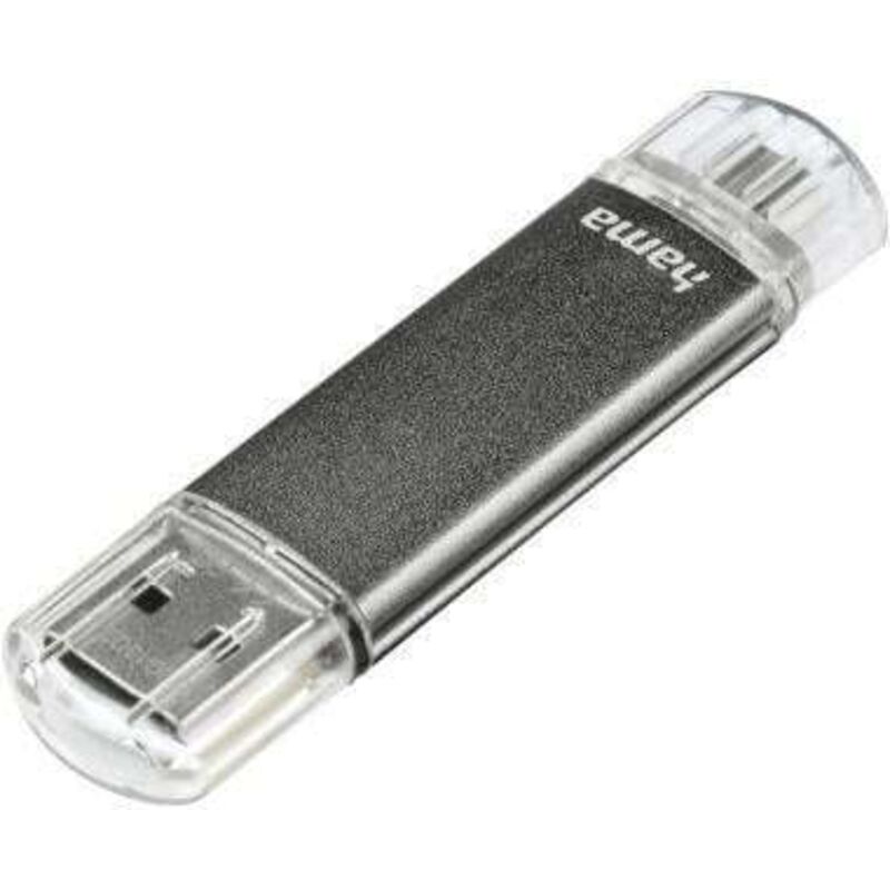 Hama - USB-Stick Laeta Twin usb 2.0 32Gbyte grau Laeta Twin usb 2.0 32Gbyte grau