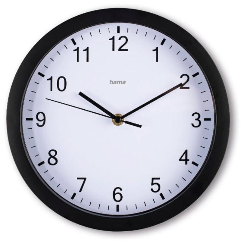 Hama - Uhr de Analoge Wanduhr (Geräuschfreies de Ticken Groß, Moderne Uhr de Wanduhr auch für Senioren, Kinder und Jugendliche, Uhr de Wanduhr de