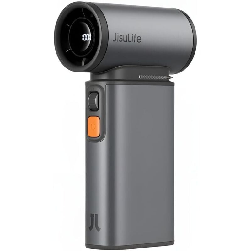 Hand-Turbo-Ventilator mit Luftstaubfunktion, tragbarer Jet-Ventilator mit 1–100 Geschwindigkeiten, für Tastaturreinigung/Camping im Freien –