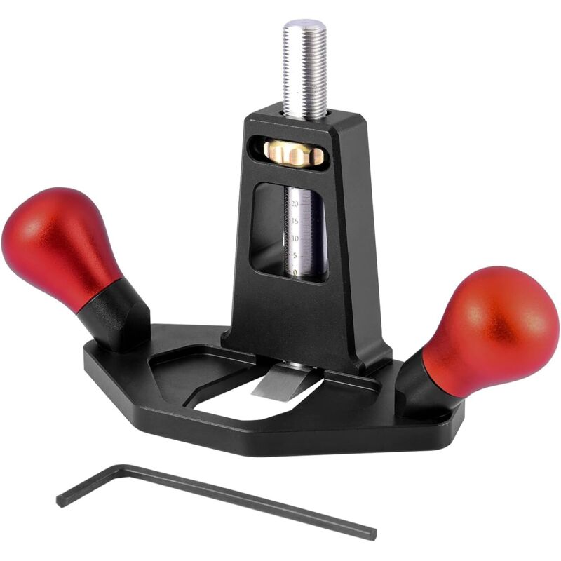 Handfräshobel, Grundhobel Einhandhobel mit Verstellbar Nuttiefe 0-25cm Handhobe Router Flugzeug, Grundhobel Holzbearbeitungswerkzeug für die