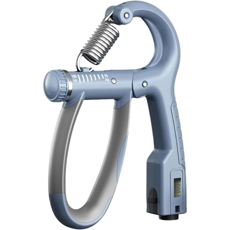 Handgriff, verstellbar, 100 kg Griff für Fitnessübungen, Handgelenktraining zur Steigerung der Kraft, Feder-Expander-Griff, Bodybuilding