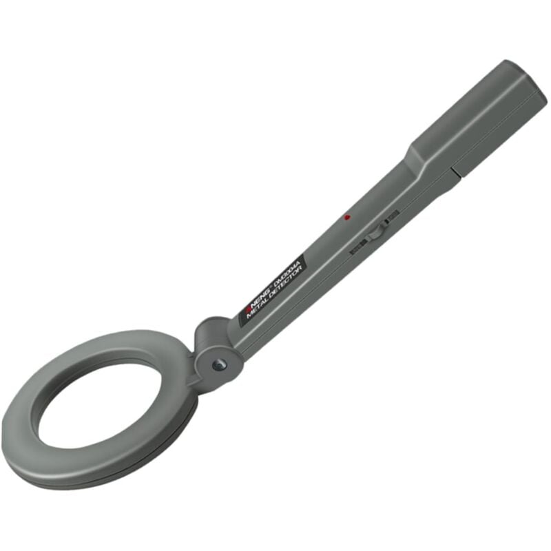 Handheld-Metalldetektor, Jagdwerkzeug, Erkennungsalarm, tragbare Sonde, Metalldetektoren für Erwachsene, schwarzer Kunststoff