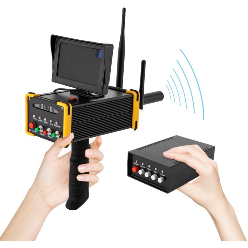 Handheld Metalldetektor profi 99 m Reichweite 16m Tiefe Gold Metal Finder Detector Mit Bildschirm