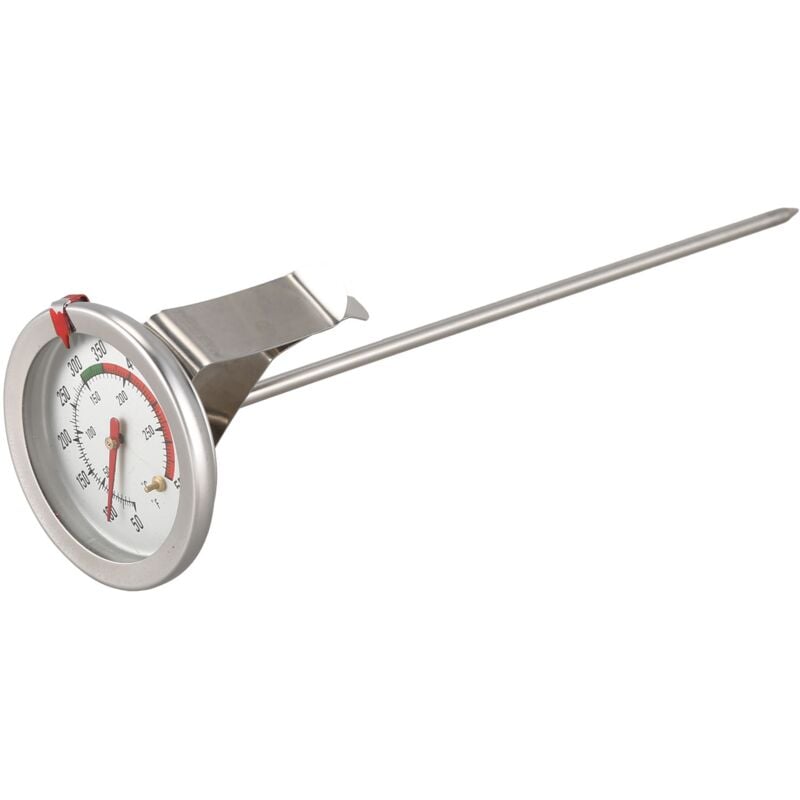 Handliche 8 Sonde Frittieren Fleisch Truthahn Thermometer mit 2 Zifferblatt Edelstahl für bbq Grill Pot Pan Wasserkocher 50 -550 ℉ (1 StüCk) Vacuun