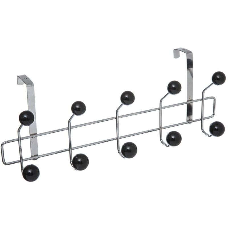 5five Simply Smart - Handtuchhalter, 10 Haken, 5five Simple Smart, schwarz - 5five Simple Smart