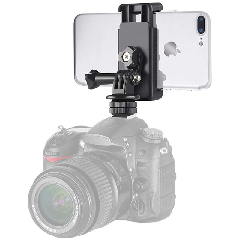 Handyhalterung für eine GoPro Sportkamera mit drehbarem Kopf