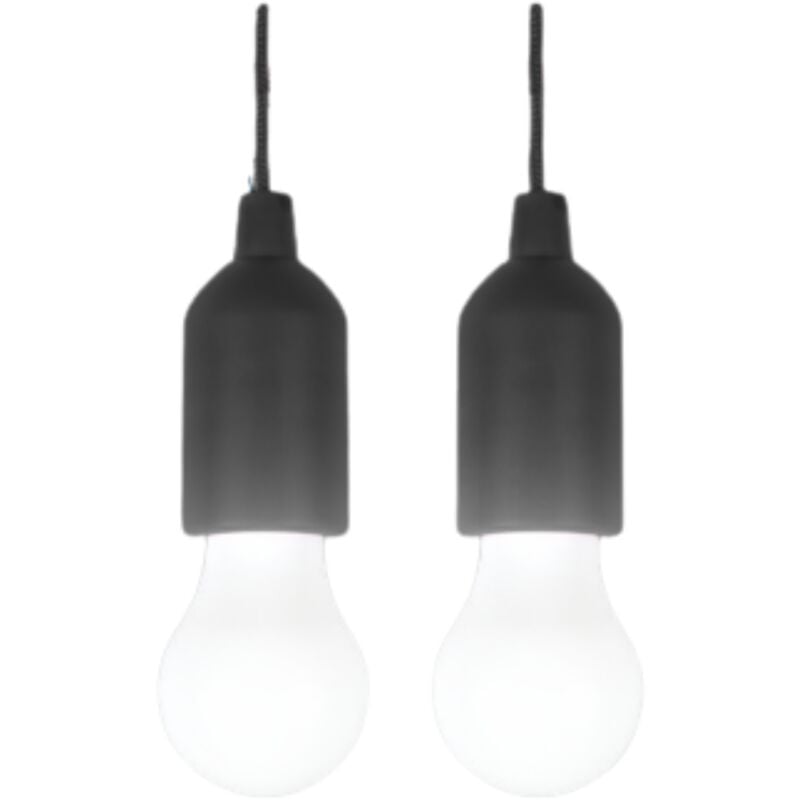 Handylux- 2 LED-Lampen pull and light Venteo LED-Pendelleuchte - Batterien - Kabelschalter