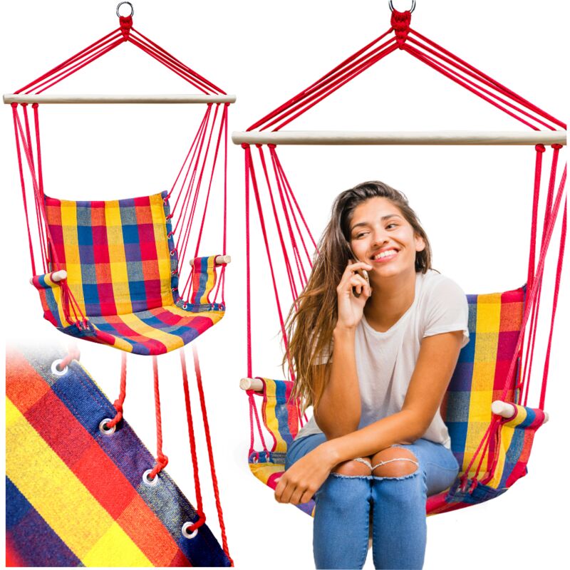 Hängematte Hängesessel Garten brasilianische Schaukel Schaukel suspendiert Kokon