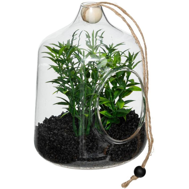 Atmosphera - Hängendes künstliches Terrarium Family corner H15cm créateur d'intérieur