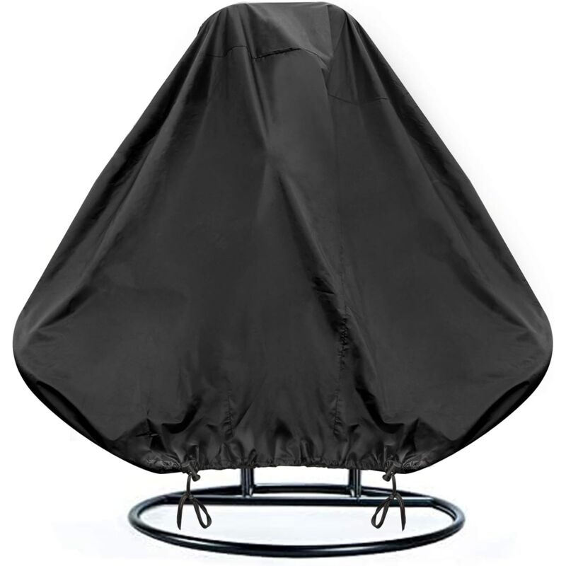 Hängesessel-Abdeckung, wasserdicht, Hängesessel-Abdeckung, Eierstuhl-Schutzhülle, winddicht, UV-beständig, strapazierfähiges Oxford-Gewebe (230 x 200