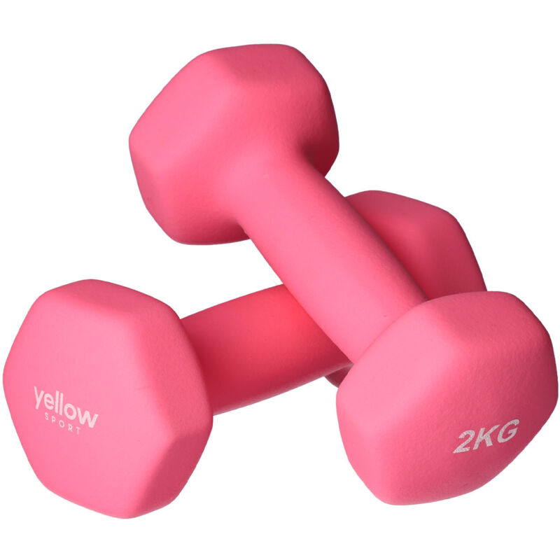 Hanteln - gelbHANTEL-Übungsset - pink, 2kg