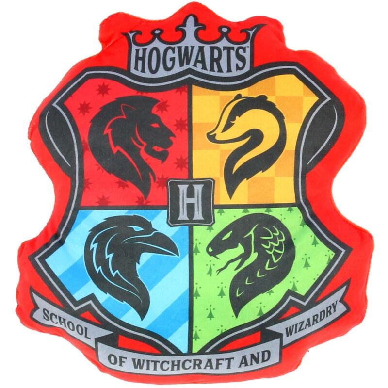 Harry Potter Kuschelkissen 32x30 cm Geformter Velours für Fans jeden Alters