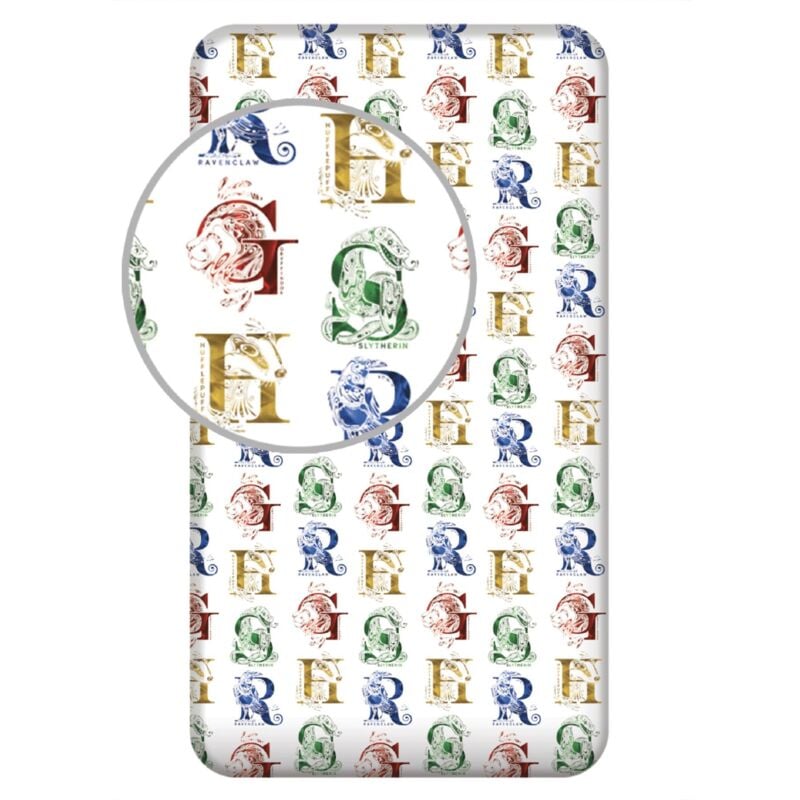 Spannbetttuch 90x200+25 cm für kleine Zauberer - Harry Potter