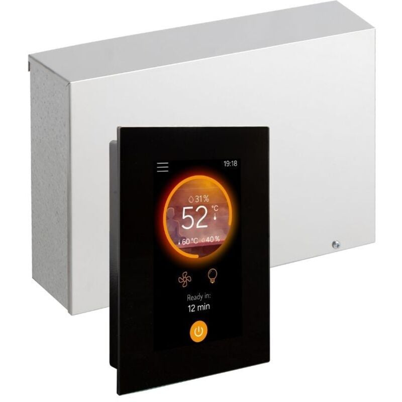 Harvia FENIX Saunasteuerung mit Touchscreen und FX110C WiFi Core Combi 11 kW
