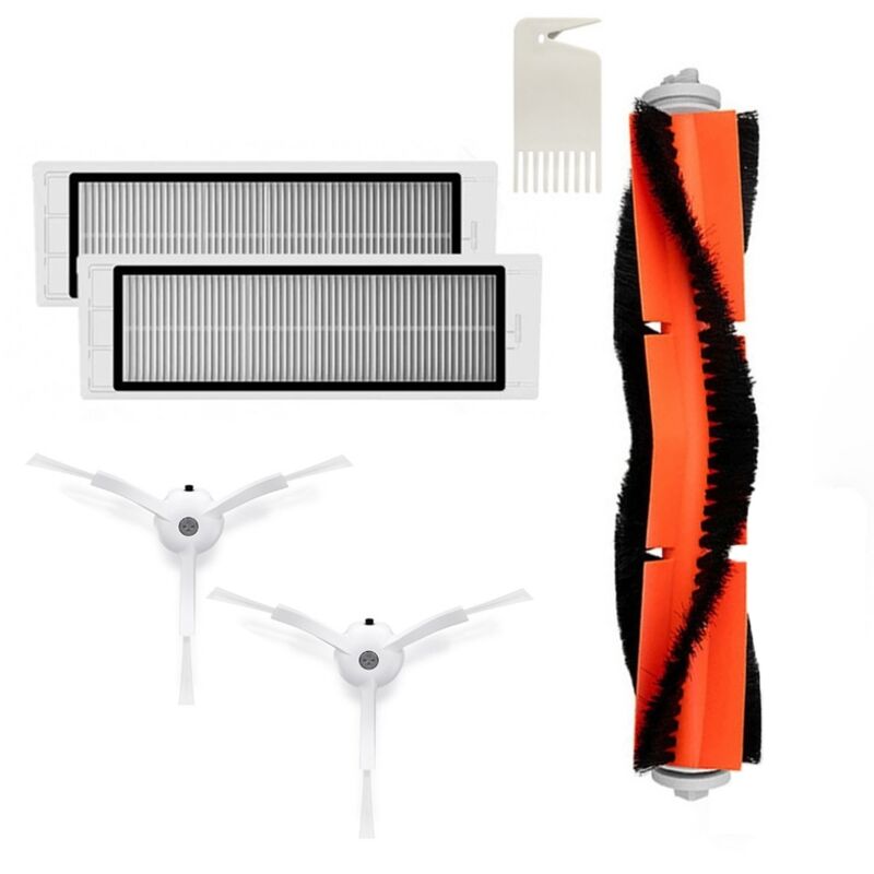 Haupt- und Seitenbürsten, kompatibel mit den Xiaomi Mijia und Xiaomi Roborock Saugrobotern S6, S5 MAX, S60, S65, S5 und S50. Zubehör für Xiaomi