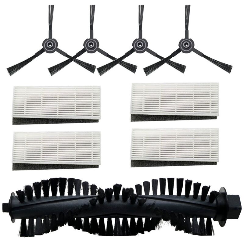 Hauptseitenbürstenfilter, Ersatzzubehör für A4 A4S A40 pvcr 0726W 0826 0926 Roboterstaubsauger