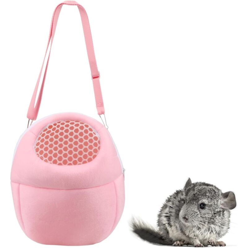 Haustier-Tragerucksack, tragbarer Reiserucksack, atmungsaktive Outdoor-Tasche, selbstklebende Tasche, geeignet für Kleintiere wie Igel, Hamster,