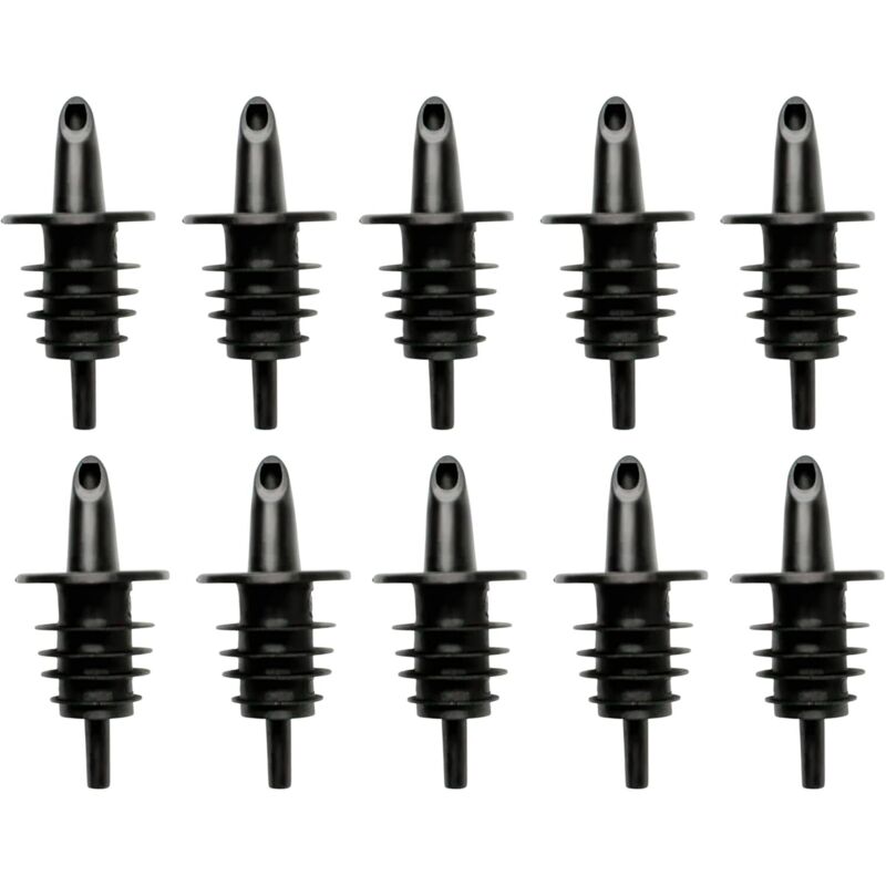 Hawaiian Shaved Ice Syrup – Präzise Kontroll-Flaschenausgießer – Professionelle Ausgießer für Schneekegel und Getränkearomen (10er-Pack)