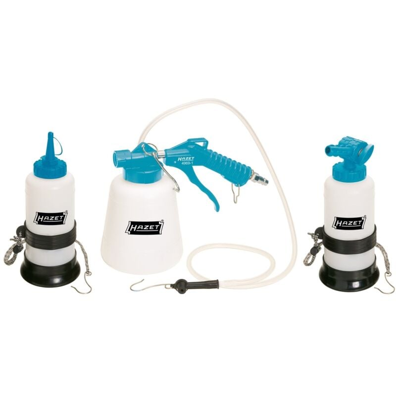 Pneumatischer Bremsen-Entlüftungs Satz, Anzahl Werkzeuge: 3 - Hazet