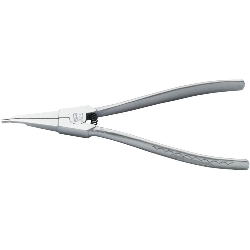 Sicherungsring-Zange, Backen 10° abgewinkelt, Spitzen kariert, 200 mm lang, Art.Nr. 1847-3 - Hazet