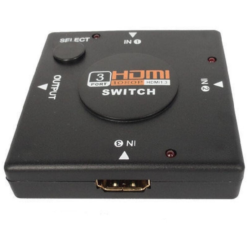 Trade Shop Traesio - Trade Shop - hdmi switch 1080p hdmi 3 porte xbox, PS3, Decoder und pc, dvd, video project -