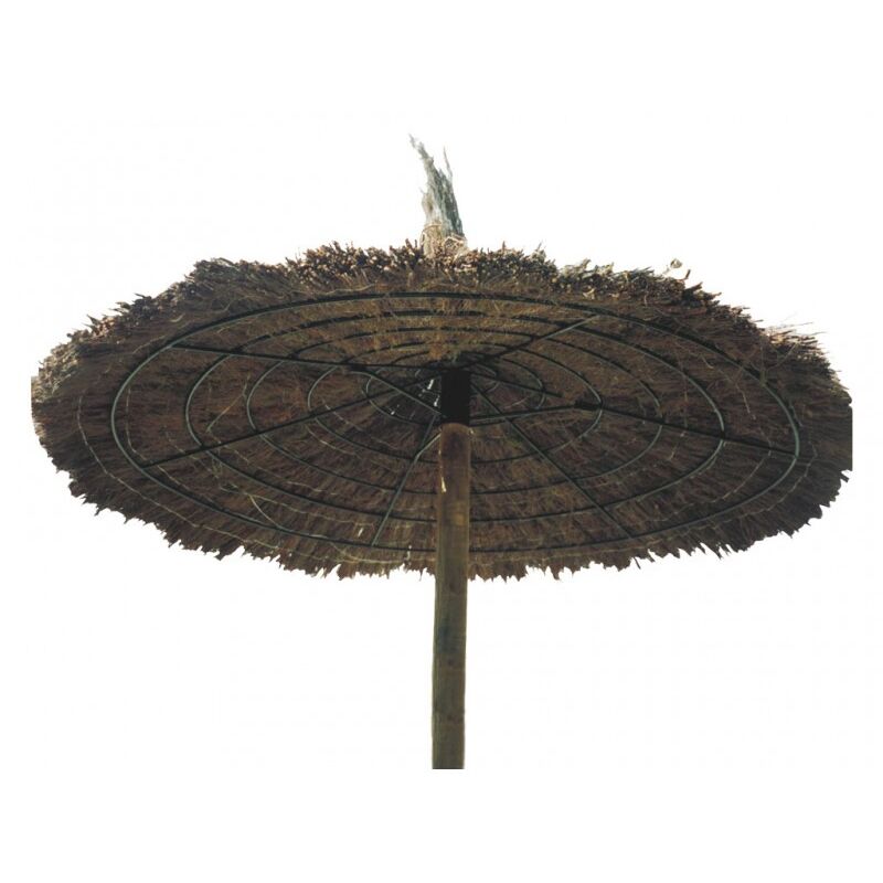Suinga - gartenschirm aus heide von 2,40 metern für Pools, Strände oder Gärten.