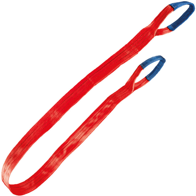Gr .8 Meter HEBEBAND, WLL 5000 KG,rot rot lifting belt, WLL 5000 KG,red
