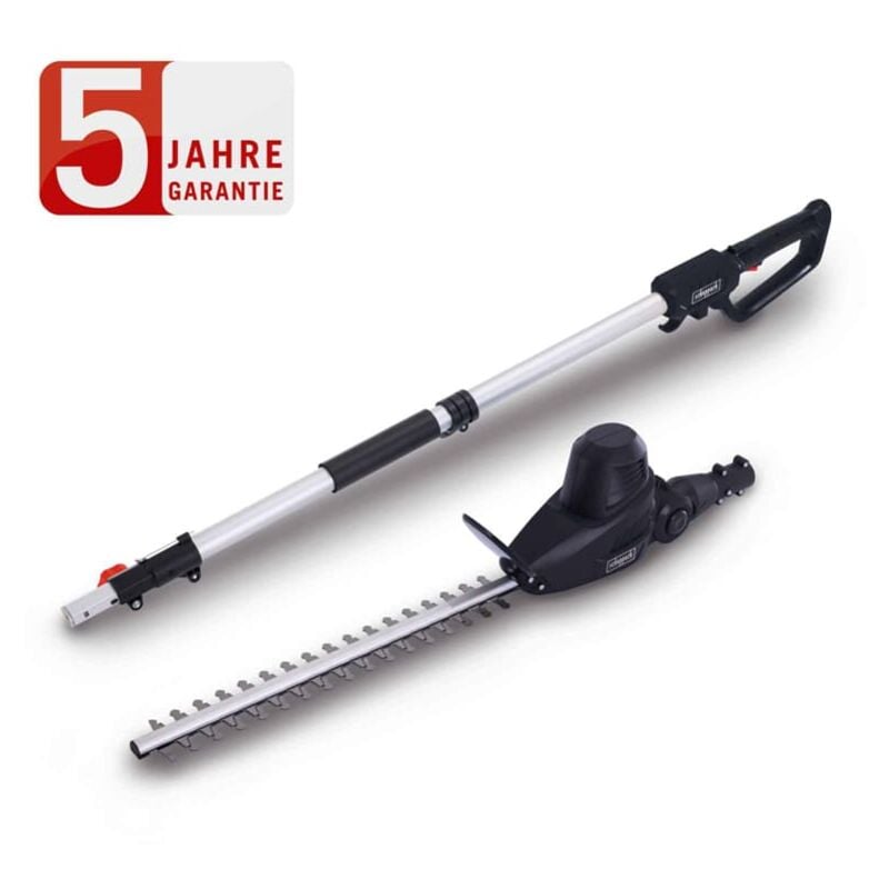 Scheppach Elektro Teleskop Heckenschere ETHT500 Schwert 520mm Länge bis 2900mm