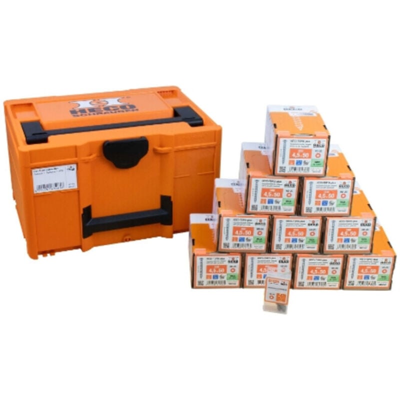 Heco Schrauben - HECO-Aktionskoffer Fassade 1, Systainer³ M237, 2.000 Schrauben + Zubehör