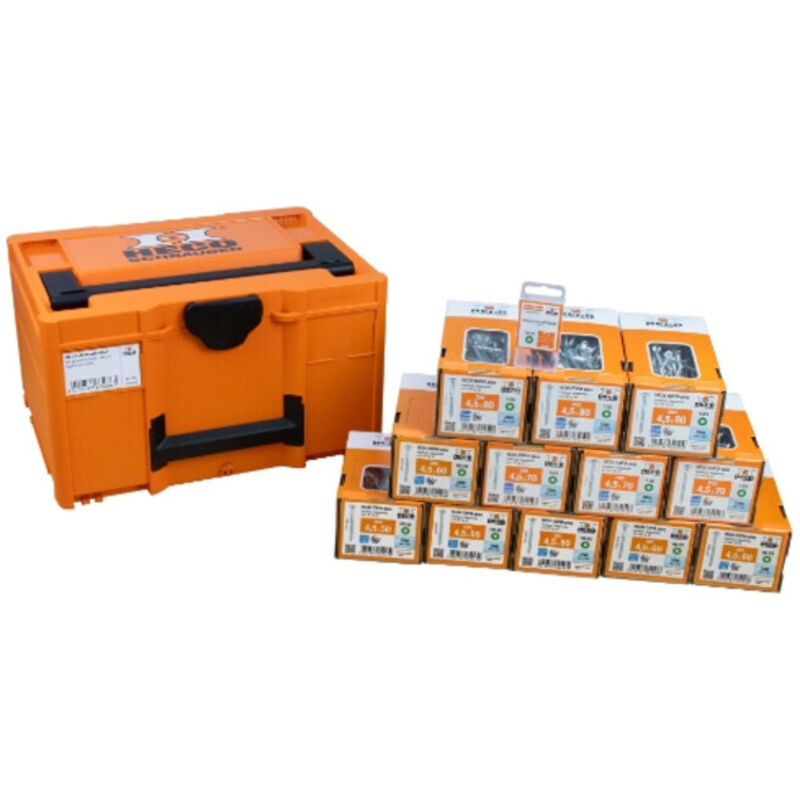 Heco Schrauben - HECO-Aktionskoffer HT-plus Ø4,5mm, HD-25 Systainer³ M237, 2.400 Schrauben + Zubehör