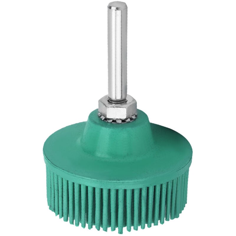 HEEPDD 2 Zoll Schleifscheibe aus Gummi, geeignet zum Polieren und Schleifen von Metall, Grün 50, einfache Montage für elektrische Bohrmaschinen (GRÜN)