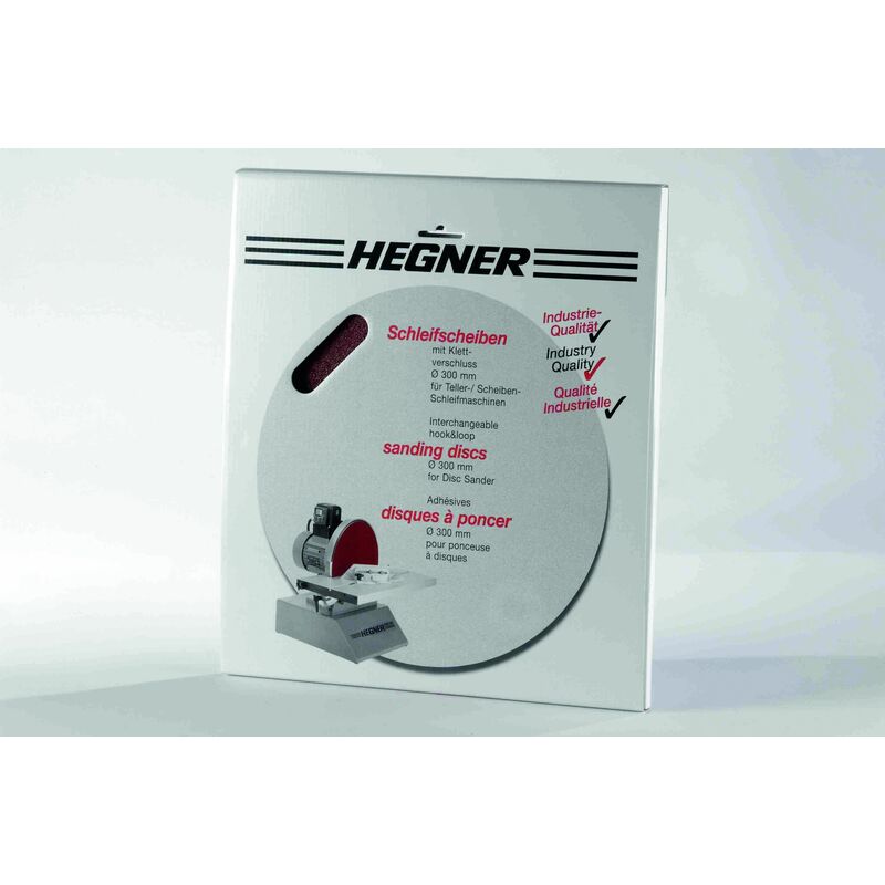 6410004 Schleifscheiben Metall Korn 120 f. hsm 300/WSM 300/HSM 300S 3 Stk - Hegner