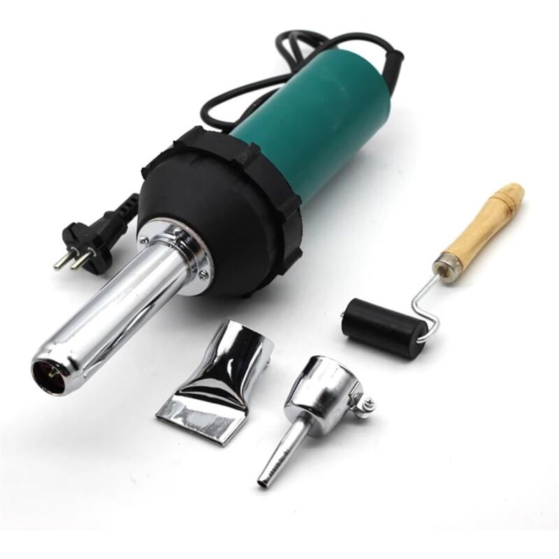 Heißluft-Schweißpistole 1080W 220V Kunststoff-Heißluft-Schweißpistole mit Düse und Rolle, Kunststoff-Schweißgerät, Heißluftpistolen-Set, Schweißgerät