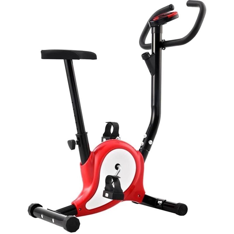 Heimtrainer mit Riemenantrieb Rot Vidaxl