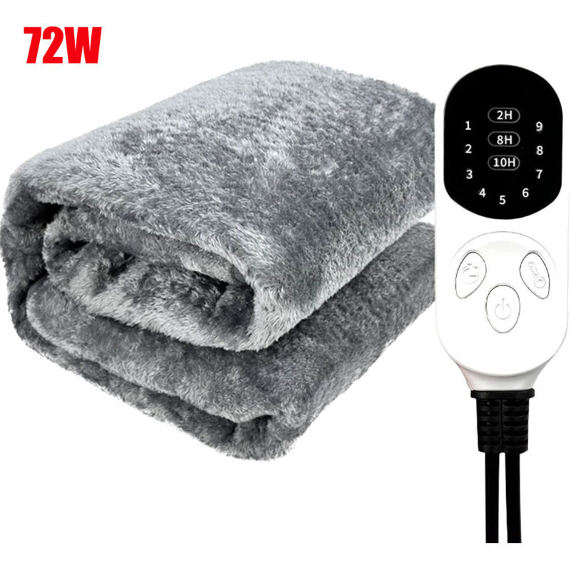 Heizdecke, 150 x 100 cm, Autoheizdecke, elektrische Autoheizdecke, Überhitzungsschutz, maschinenwaschbarer Flanellbezug