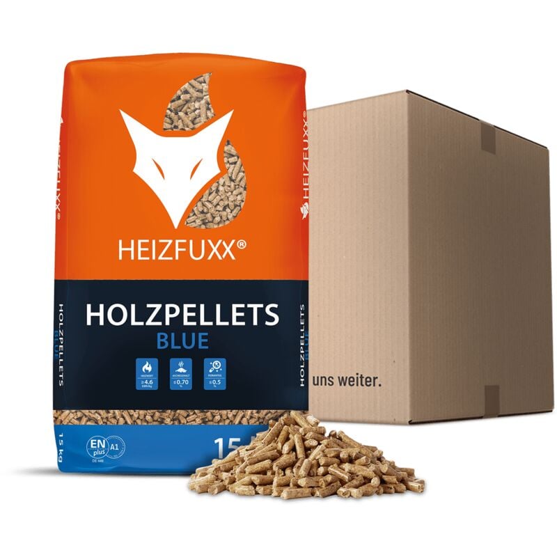 Holzpellets Blue 15kg - Heizfuxx