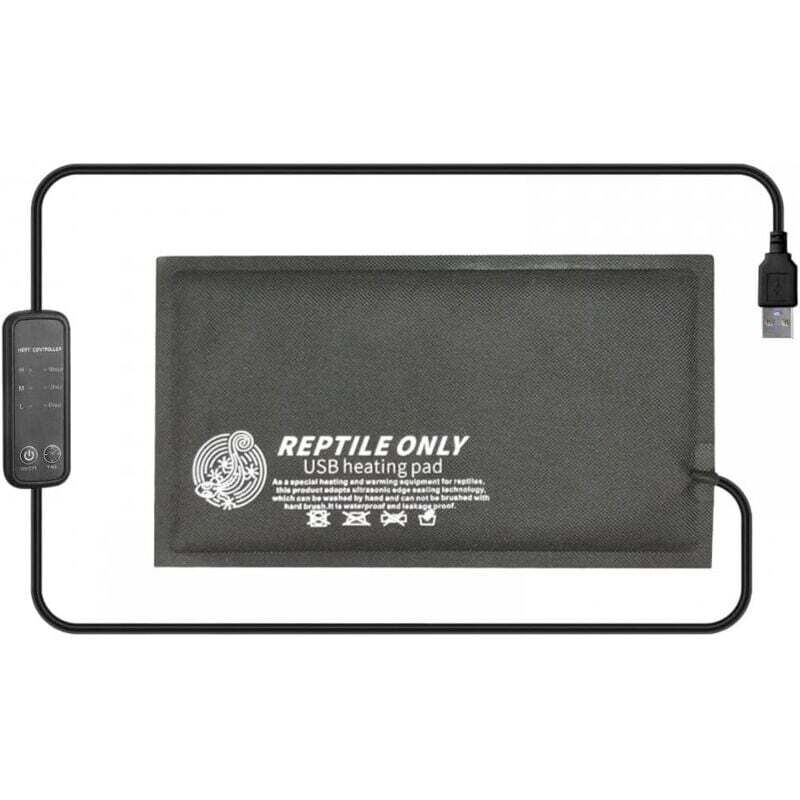 Heizmatte für Reptilien, USB-gesteuerte Terrarien-Heizmatte für Fische, Frösche, Echsen und Schlangen, 7 W
