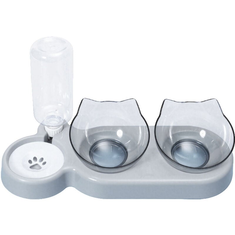 Herausnehmbarer Katzennapf, doppelt waschbarer und leicht zu reinigender Napf, automatischer Hundefutterautomat