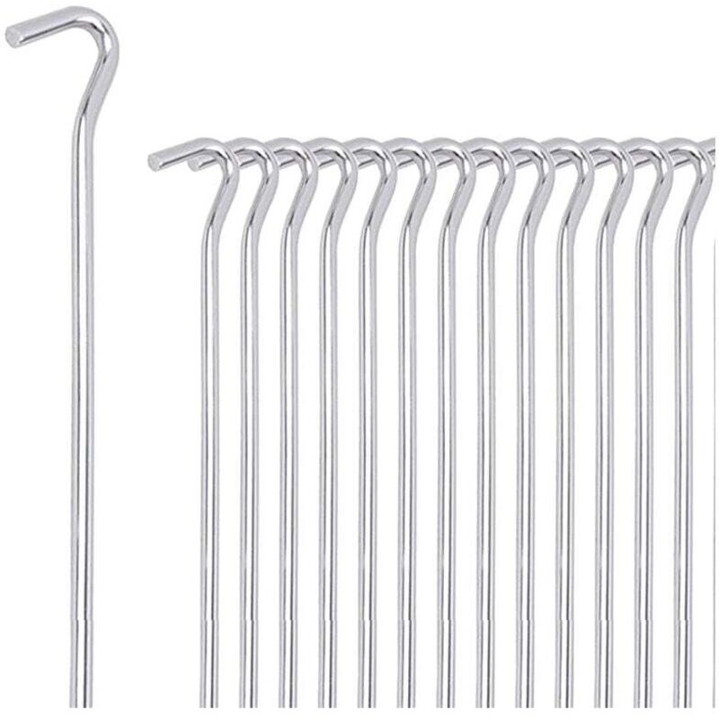 Lablanc - 10 Stück 31 cm Zeltheringe, Aluminium-Camping-Heringe, Zeltzubehör, Zelthering für harte Böden, ideal für Garten, Camping, Angeln und Zelte
