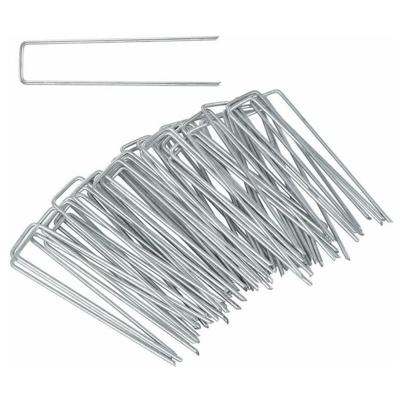 Estexo - Heringe Zeltheringe Erdanker 50 Stück Bodenanker Zeltnagel Unkrautvlies Erdnagel