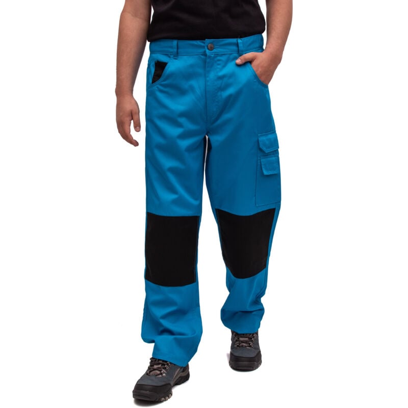 Herren-Arbeitshose mit Taschen, Schutzkleidung, Größe L 50