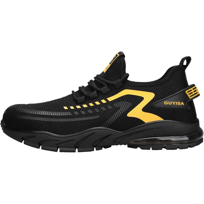 Herren-Sicherheits-Arbeitsschuhe, Stahlkappe, pannensicher, rutschfest, Industrie-Mode, verschleißfest, Sneakers-48